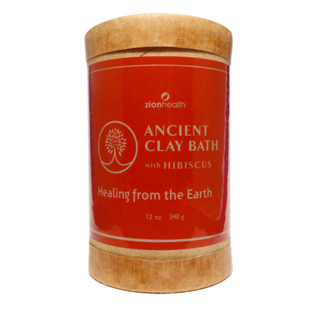 Zion Health Ancient Clay Bath Hibisco - Banho de Argila Pura 340g