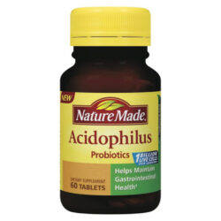 Nature Made Probióticos Acidophilus - 60 Tabletes: Saúde Intestinal e Bem-Estar no Brasil