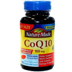 Nature Made CoQ10 Laranja 100mg - 72 Cápsulas Gel Líquido para Energia e Saúde do Coração
