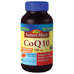 Nature Made CoQ10 Laranja 100 mg - 40 Cápsulas Gel para Energia e Saúde Cardíaca
