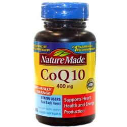 Nature Made CoQ10 Laranja 400mg - 40 Cápsulas Gel - Energia e Saúde