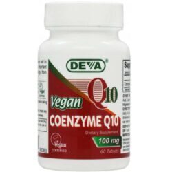 Deva Coenzima Q10 Vegana 100mg 90 Comprimidos - Energia e Antioxidante Natural