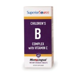 Superior Source Complexo B Infantil com Vitamina C - 60 Comprimidos para Crianças