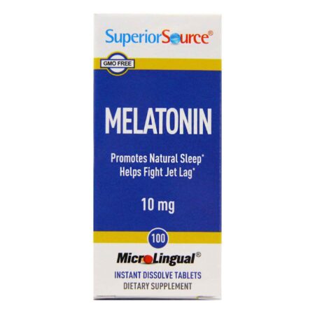 Superior Source, Melatonina 10 mg - 100 Tabletes