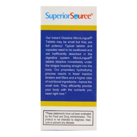 Superior Source, Melatonina 10 mg - 100 Tabletes - Image 3