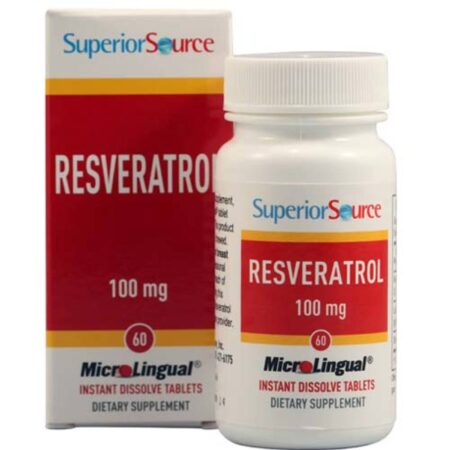 Superior Source, Resveratrol 100 mg - 60 Tabletes