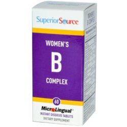 Superior Source Complexo B Para Mulheres - 60 Tabletes: Energia e Bem-Estar