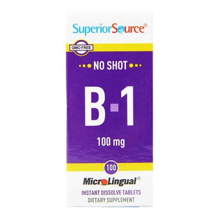 Superior Source, No Shot B-1 - 100 mg - 100 Tabletes