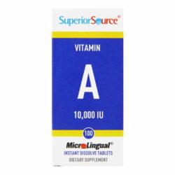 Vitamina A 10.000 UI Superior Source - 100 Tabletes para Saúde Visual e Imunidade