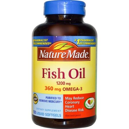 Nature Made, Óleo de Peixe 1200 mg - 100 Cápsulas em Gel Líquido