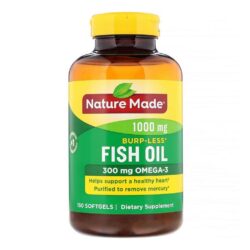 Nature Made Óleo de Peixe Ômega 3 - 150 Cápsulas Gel - Saúde Cardiovascular
