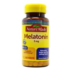 Nature Made Melatonina 3 mg - 120 Tabletes para um Sono Reparador no Brasil
