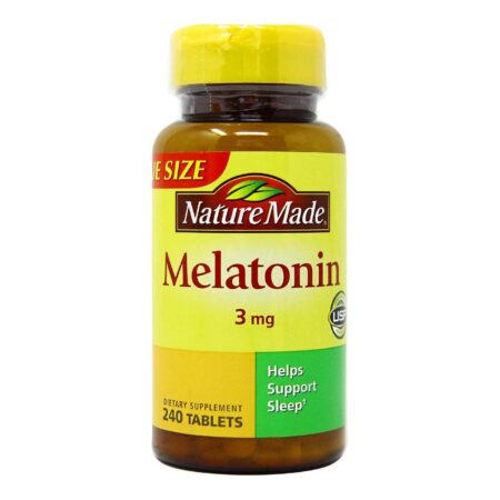 Nature Made Melatonina - 3 mg - 240 Tabletes