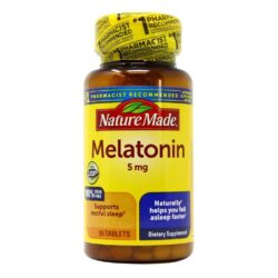 Nature Made Melatonina 5mg - 90 Tabletes para Sono Reparador no Brasil