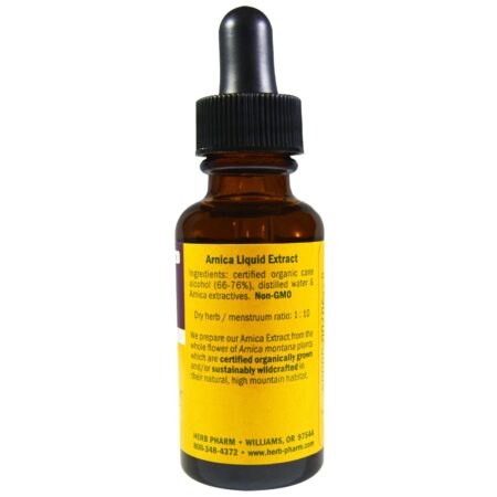 Herb Pharm, Extrato de Arnica - 30mL (1 fl oz) - Image 2