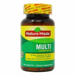 Nature Made Multivitamínico Completo com Ferro - 130 Tabletes: Energia e Bem-Estar Diário no Brasil