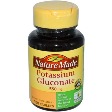 Nature Made, Gluconato de Potássio 550 mg - 100 Tabletes