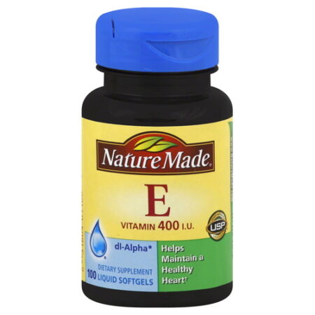 Nature Made, Vitamina E - 400 UI - 100 Cápsulas em Gel