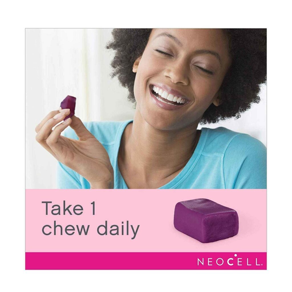 Neocell Biotin Bursts: Biotina Mastigável para Cabelos, Pele e Unhas Fortes com 30 Pastilhas - Imagem 4