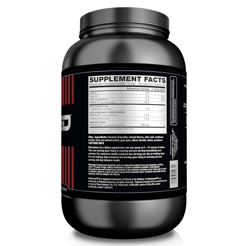 Kaged Muscle Re-Kaged™ Limonada e Morango 20 Porções - Recuperação Muscular Pós-Treino - Imagem 3