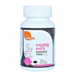 Zahlers Mighty Mini Pré-natal e DHA 100mg - 90 Cápsulas em Gel: Nutrição Essencial para Gestantes e Lactantes no Brasil
