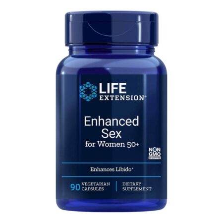 Life Extension, Sexo Natural Avançado para Mulheres 50 - 90 Cápsulas Vegetarianas