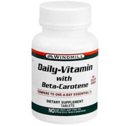Windmill Health Products Vitamina com Betacaroteno - 100 Comprimidos: Sua Aliada para a Saúde e Vitalidade