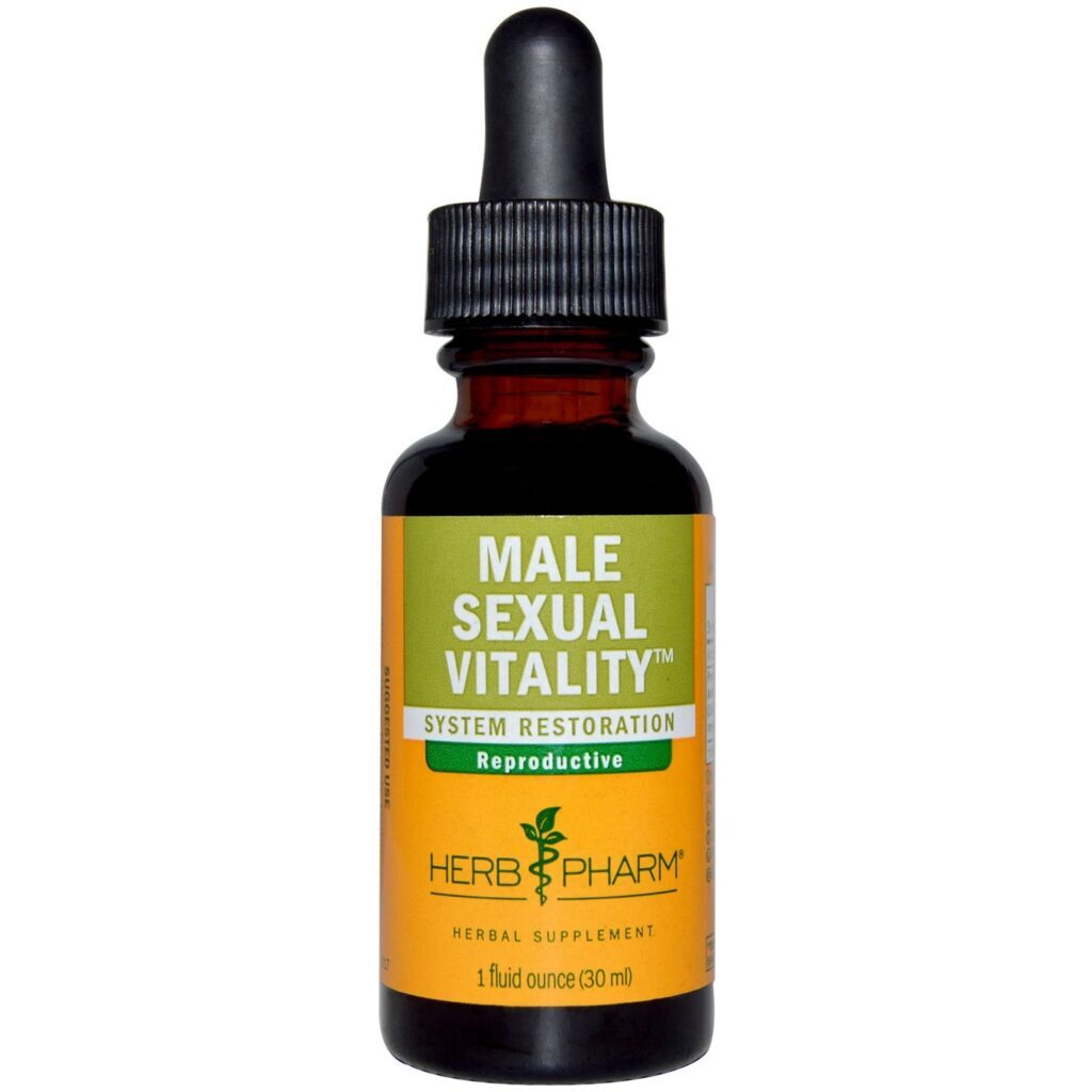 Erva Pharm Male Sexual Vitality Tonic 29.57ml - Impulso e Disposição Masculina
