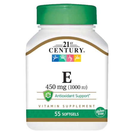 21st Century Vitamina E - 450 mg - 55 cápsulas