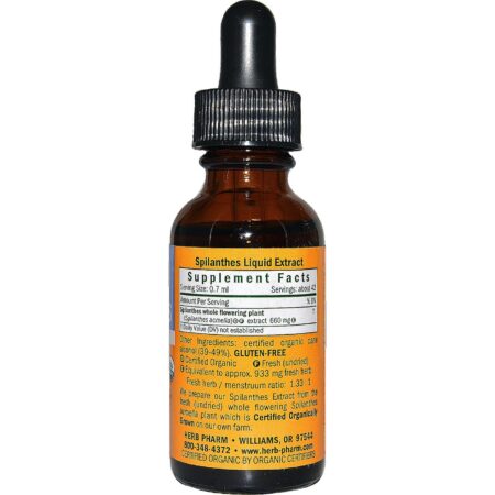 Erva Pharm, Extrato de Spilanthes - 1 fl oz (30mL) - Image 2