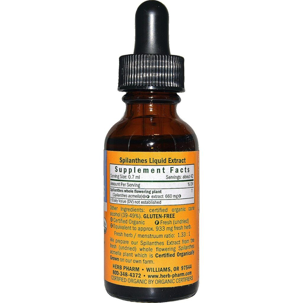 Erva Pharm Extrato de Spilanthes (Acmella oleracea) - 30ml (1 fl oz) - Bem-Estar Natural - Imagem 2