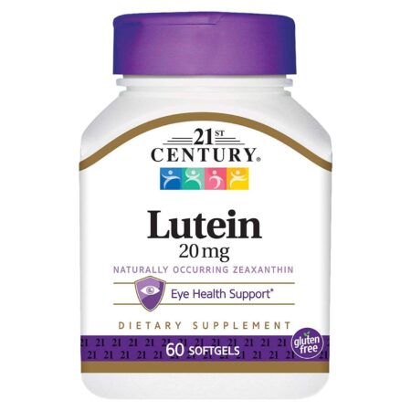 21st Century, Luteína 20 mg - 60 Cápsulas em Gel