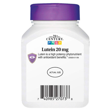 21st Century, Luteína 20 mg - 60 Cápsulas em Gel - Image 3