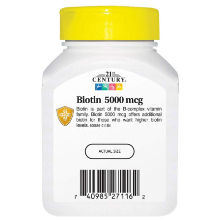 21st Century Super Potency Biotin - 110 Cápsulas - Image 3