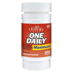 Multivitamínico Diário Máximo 21st Century One Daily - 100 Comprimidos: Energia e Vitalidade Essenciais