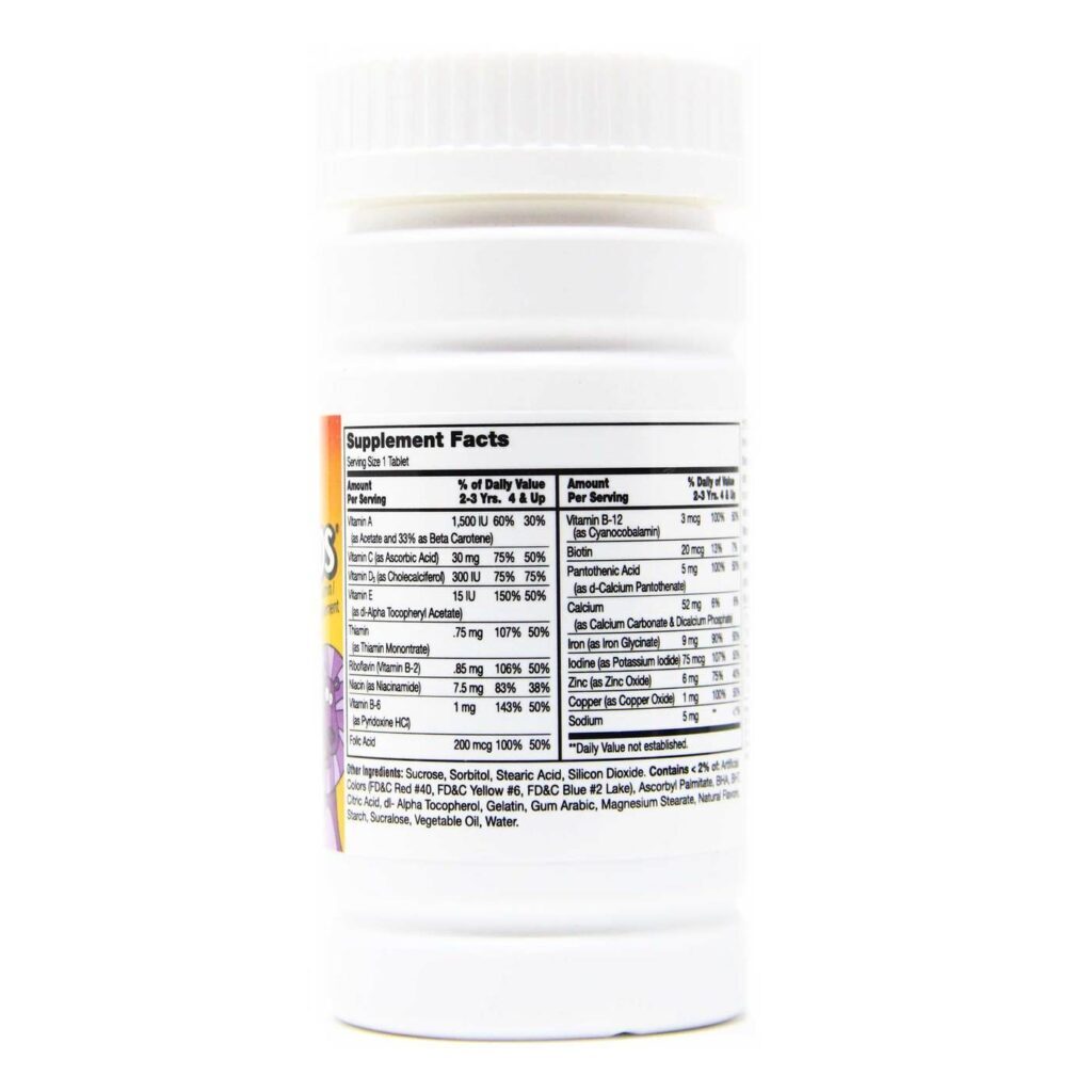 Zoo Friends® Multivitamínico Completo 21st Century Para Crianças - 60 Comprimidos Mastigáveis - Imagem 2