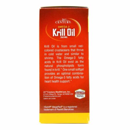 21st Century Óleo de Krill - 350 mg - 60 Cápsulas em Gel - Image 4