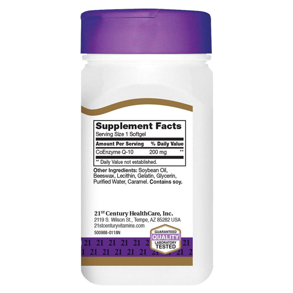 CoQ10 1st Century 200mg - 90 Cápsulas com Enchimento Líquido - Imagem 2