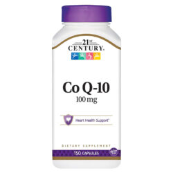 CoQ10 100mg 21st Century: Coenzima Q10 para Energia e Vitalidade - 150 Cápsulas