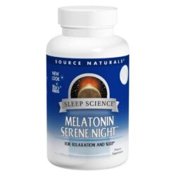 Source Naturals Serene Night Melatonina 3mg - 120 Tabletes: Sono Profundo e Revigorante