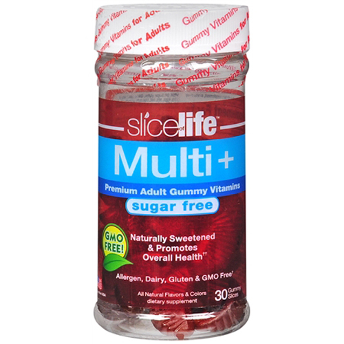 Hero Slice Of Life Multi Sabor Uva e Morango 30 Gomas Mastigáveis