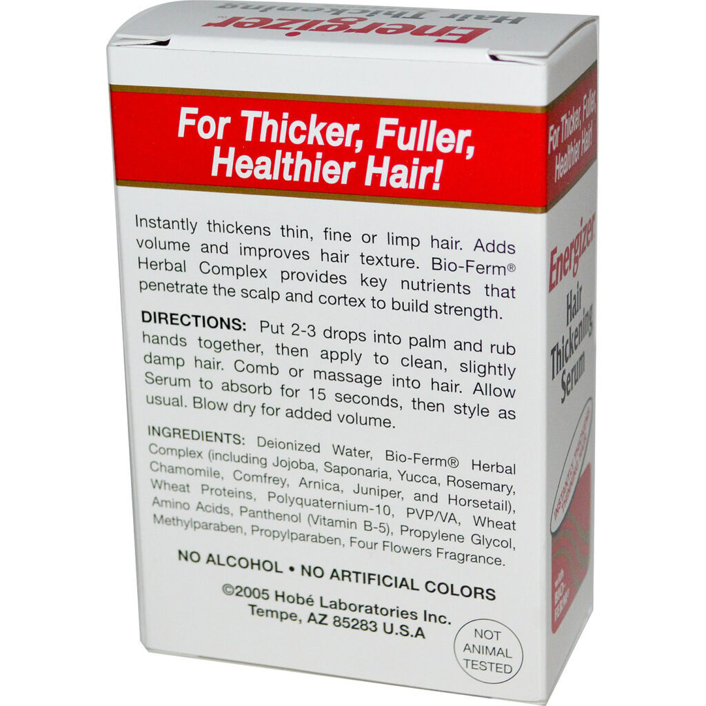 Hobe Laboratories Sérum Para Encorpar o Fio do Cabelo 29 ml: Volume e Força para Seus Fios - Imagem 2