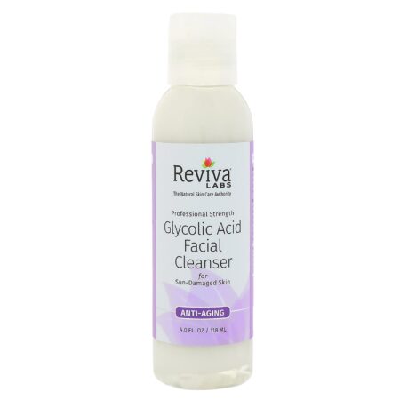 Reviva Labs, Ácido Glicólico Limpador Facial - 4 oz (118mL)