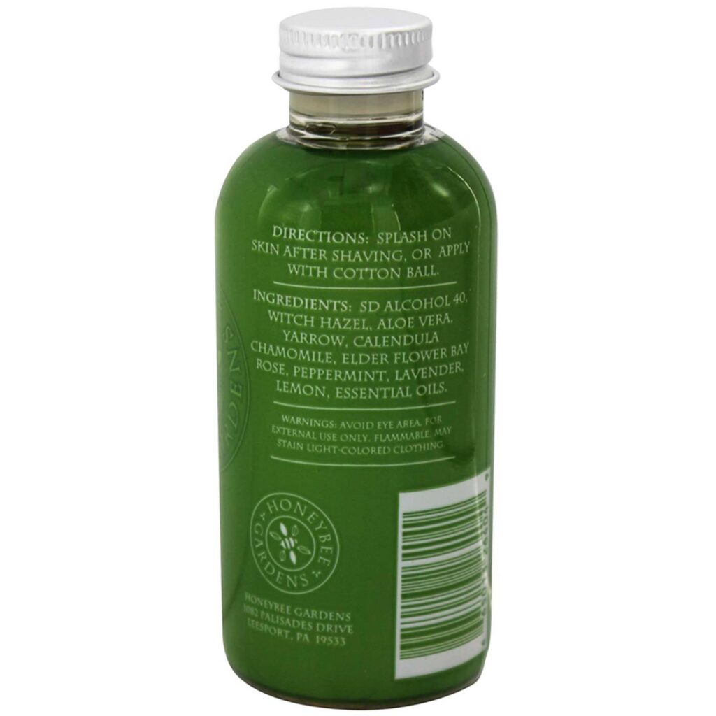 Honeybee Gardens Loção Pós-Barba 120mL - Refrescância e Hidratação Natural - Imagem 2