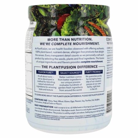 PlantFusion, Proteína Vegetal Integral Completa - Chocolate Brownie - 420 ml (14,82 oz) - Image 3