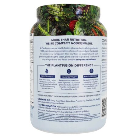 PlantFusion Proteína Completa da Planta Magra - Chocolate Brownie - 1,85 lb (840 g) - Image 3