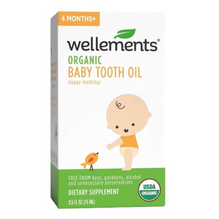 Wellements Baby, Óleo para os Dentes do Bebê - 15 ml