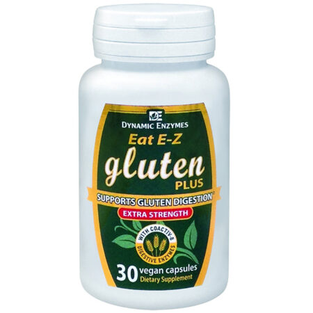 Dynamic Enzimas Gluten mais - 30 Vegano Cápsulas