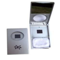 Honeybee Gardens Estojo Compacto para Pó Prensado - 1 Unidade: Acessório Essencial para sua Maquiagem Perfeita