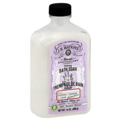 J R Watkins Kit Banho Relaxante Lavanda - Sal de Banho Calming Lavender Soak 340g